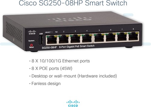 Cisco sg250 08hp - cisco, sg250-08hp