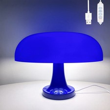 Lampe LED Style Italienne Retro Table Salon USB Vintage Deco Année 70 Champignon