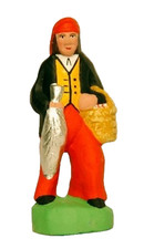 Santon 7 cm pistachier (Valet