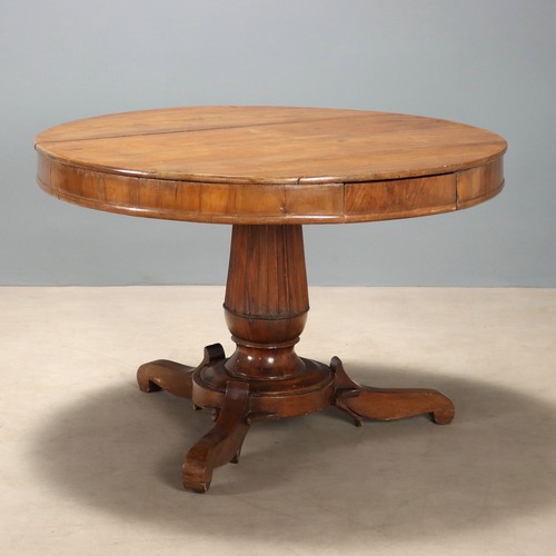 Table ronde ancienne - table,
