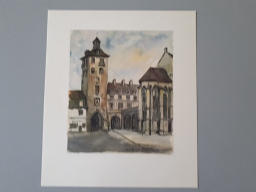 Reproduction aquarelle les - ",