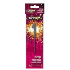 CIERGE MAGIQUE ANNIVERSAIRE CHIFFRE 1 - F1