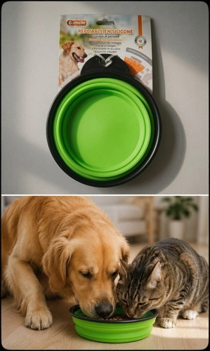 Gamelle pliable chien - 🇫🇷,