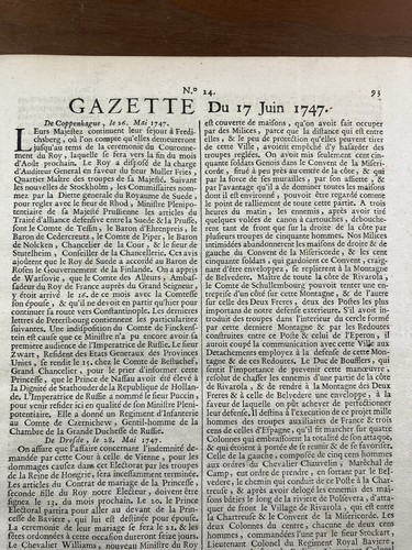 Nice 1747 fort - 1747, de