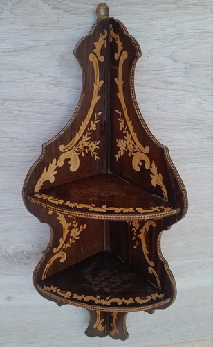 Etagère angle suspendu - d'angle,