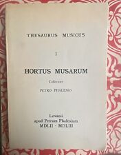 Thesaurus Musicus. I. Hortus