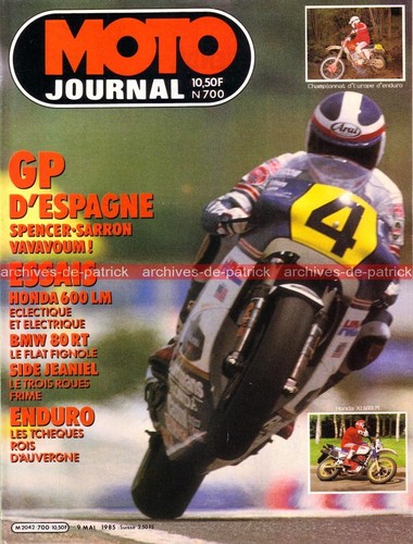 Moto journal 700 essai - 700, test