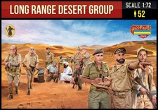 Strelets M144 LONG RANGE  DESERT  GROUP 1/72  figurines sont couleur sable