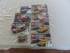 Lego :  lot de 8 notice Speed Champions