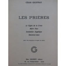 GEOFFRAY César Les Prières