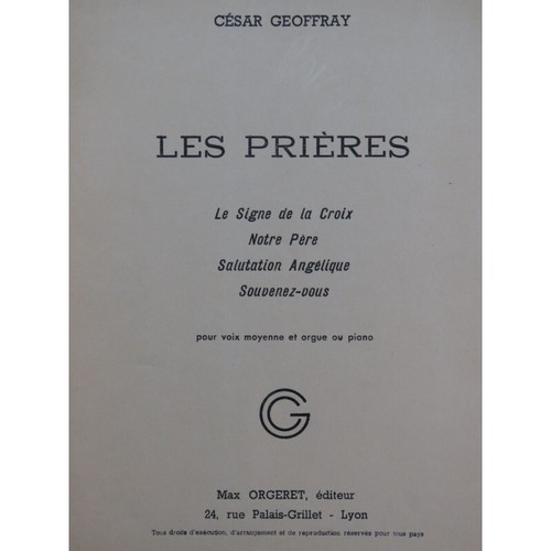 Geoffray césar les prières - césar,