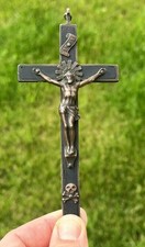 Grande croix christ pendentif