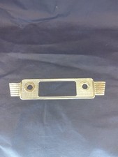 Plaque Facade Chromé Autoradio Ancien