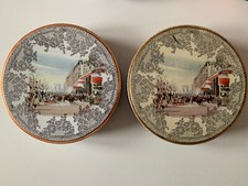 LOT 2 BOITES METAL BELIN VINTAGE ILLUSTRATION PARIS - TERRASSES