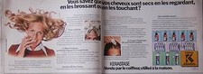 PUBLICITÉ 1975 SHAMPOOING KERASTASE UTILISÉ A LA MAISON - ADVERTISING 