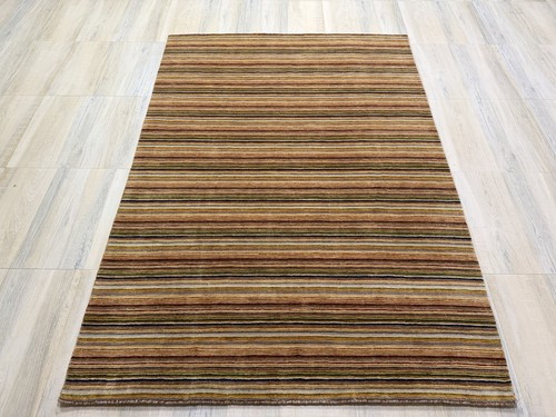 Tapis rayé fait main 100 - , %