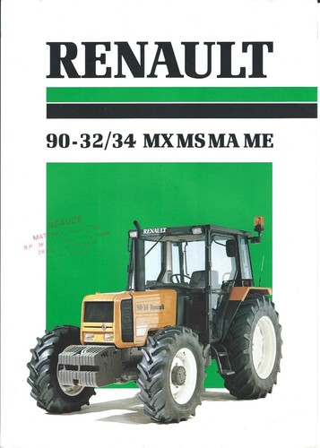 Farm tractor brochure - tractor,