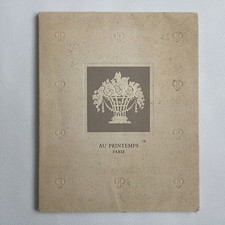 Catalogue Le Printemps Paris 1951 Grand Format Nombreuses Photos Magasin