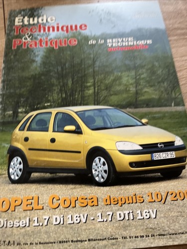 Revue technique opel corsa - technique,