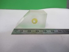 Antique Bausch & Lomb Verre Prismes Optiques Microscope Pièce Comme sur la Photo