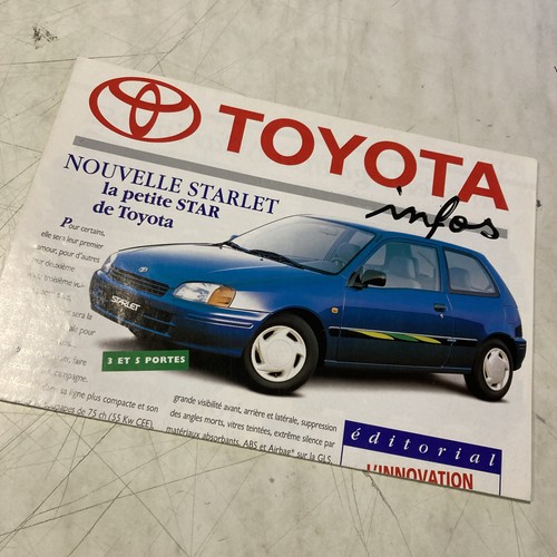 Toyota automobile 1997 starlet - toyota,