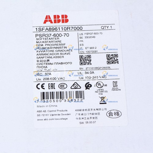New abb psr37 600 - new,