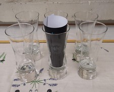 6 verres à bière au malt à