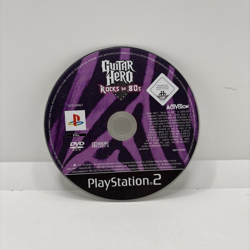 Jeu guitar hero - guitar, 80's
