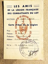 LFC / SECTION DU LOT / CARTE D'ADHERENT