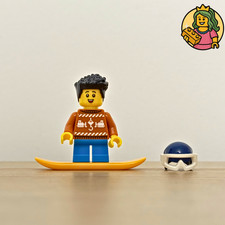 Lego Minifigure Snowboarder