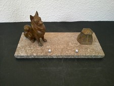 GRAND ENCRIER ART DECO CHIEN