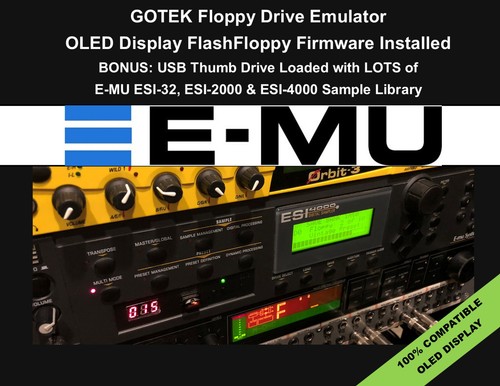 Floppy drive emulator oled - floppy,