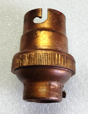 Douille B22 en Cuivre et Porcelaine, Pas de 16,85 mm "Neuf"