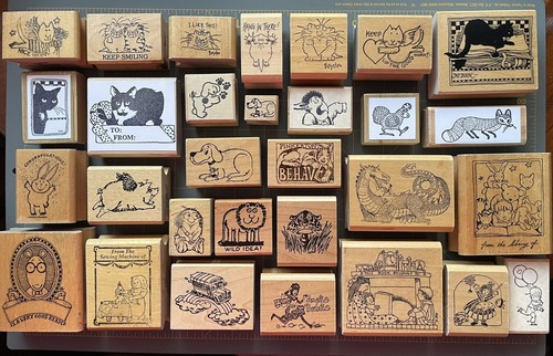 Rare kidstamps cats dragon - rare,