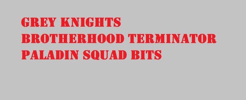 Warhammer 40k grey knights - 40k,