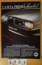 LANCIA PRISMA SYMBOL Série Spéciale Prospectus 2 pages 1987 Fr