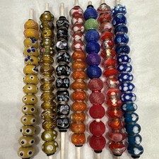 glass beads jewelry lot