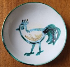 Assiette en céramique Robert Picaud diamètre 15 cm bon état