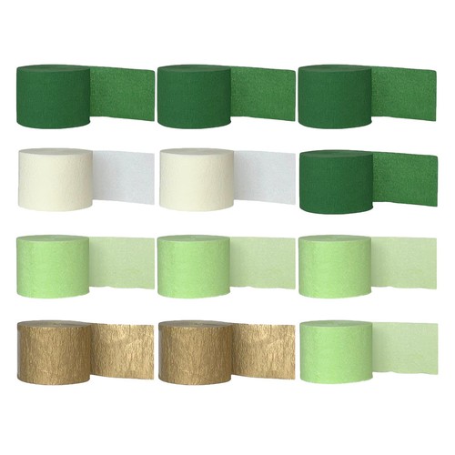Rolls birthday crepe paper - 12,