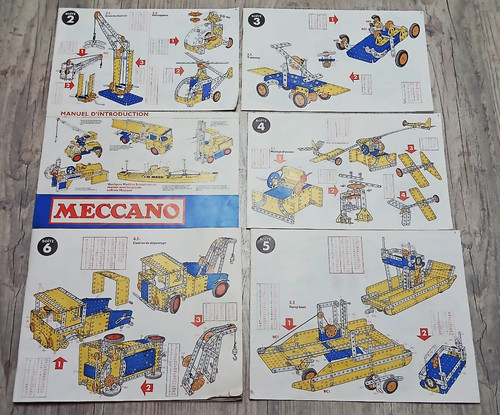 Lot notices meccano - lot,