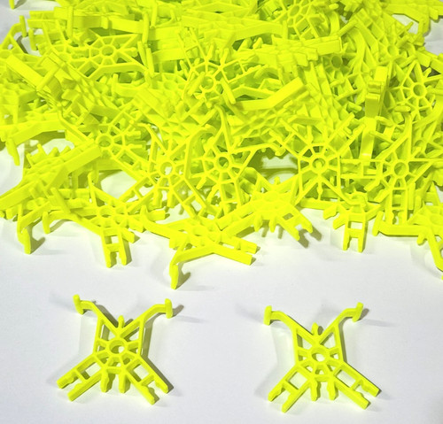 100 knex neon - 100, yellow