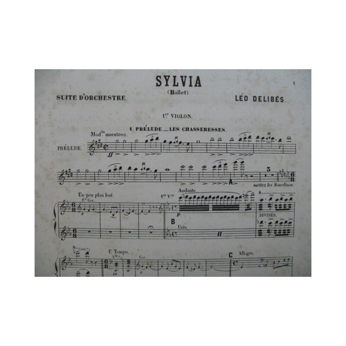 Delibes léo sylvia ballet - delibes,
