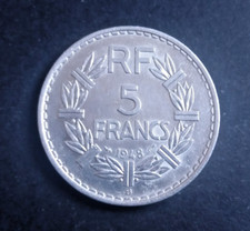 5 Francs 1948 B Lavrillier Alu , superbe