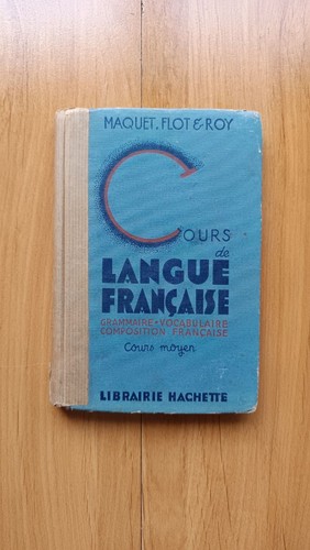 Cours langue française - de,