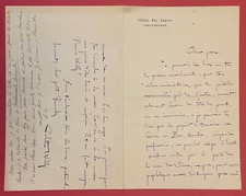 COLETTE, Sidonie-Gabrielle. Lettre autographe signée à Curnonsky. [vers 1895]