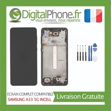 ✅ ECRAN LCD COMPLET COMPATIBLE CHASSIS SAMSUNG A33 5G (A336B) + OUTILS ✅ TVA ✅