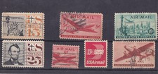 Lot 7 timbres anciens poste