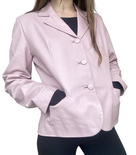 Blazer cuir mouton peau - en,