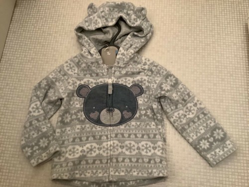 Nounours polaire zippé gris