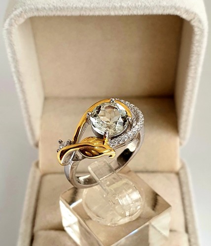 Bague ancienne argent - en,